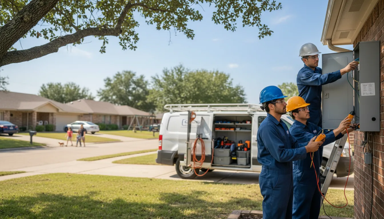 Certified electrician providing emergency electrical services in Wayne, OK